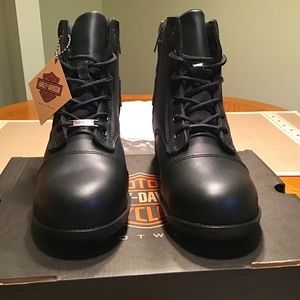 Harley Davidson Women’s 9.5 Steel Toe Side Zip Boots